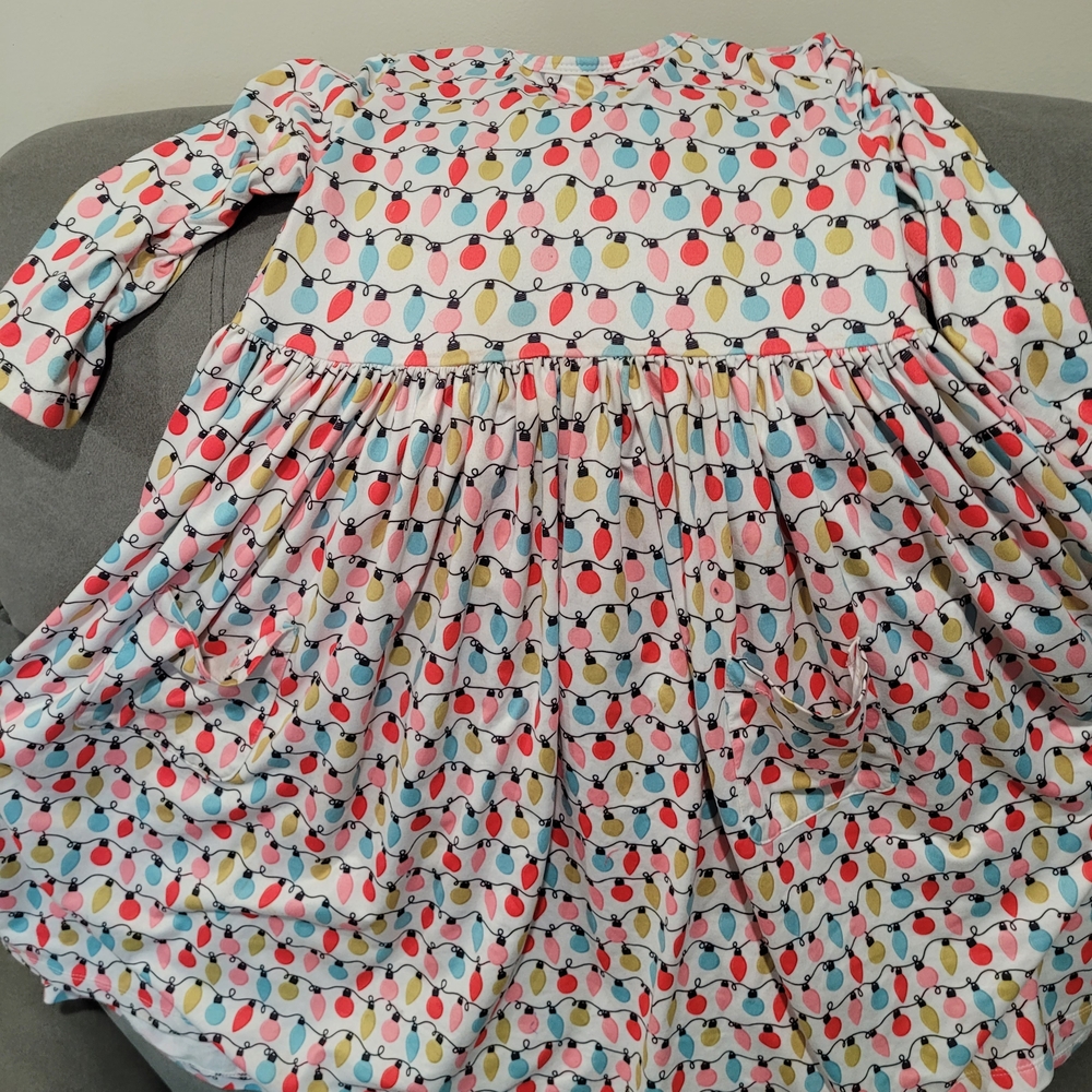 Colorful Striped Dress with Playful Design